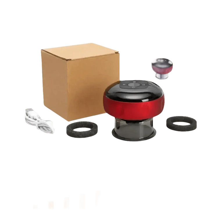 Electric Vacuum Cupping Massager Red Light Heating - GiFTiFY