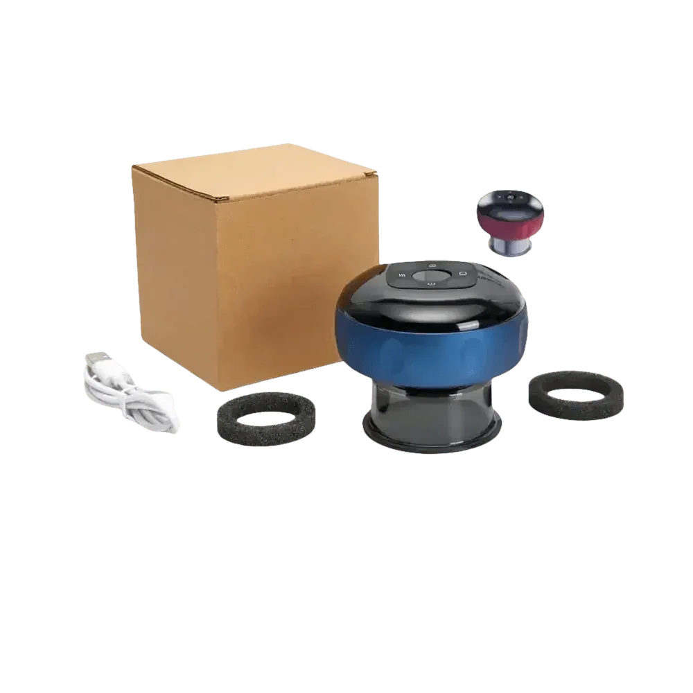 Electric Vacuum Cupping Massager Red Light Heating - GiFTiFY