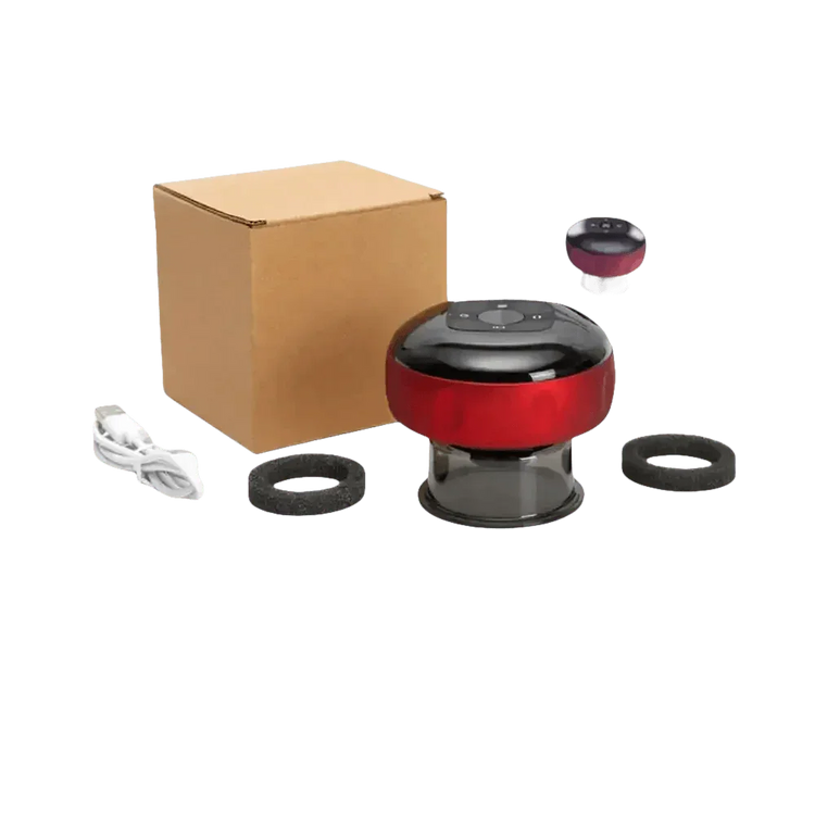 Electric Vacuum Cupping Massager Red Light Heating - GiFTiFY