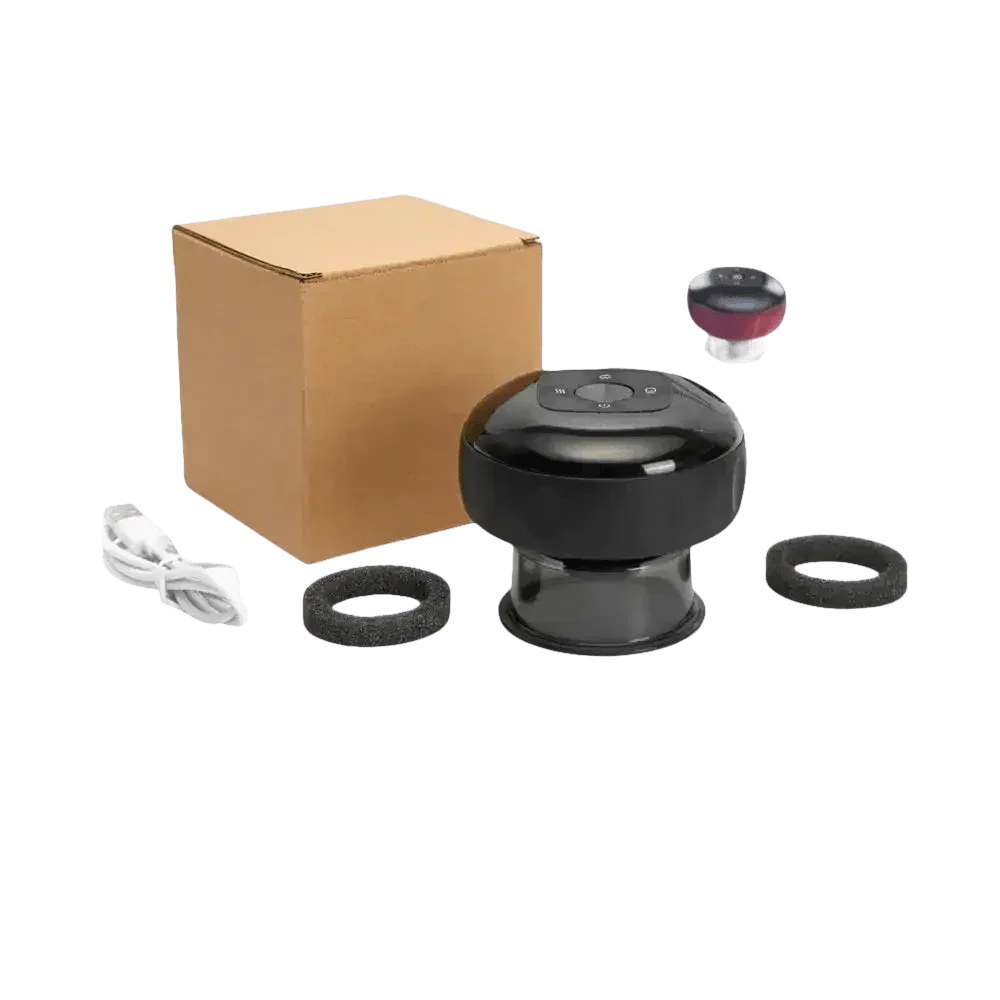 Electric Vacuum Cupping Massager Red Light Heating - GiFTiFY