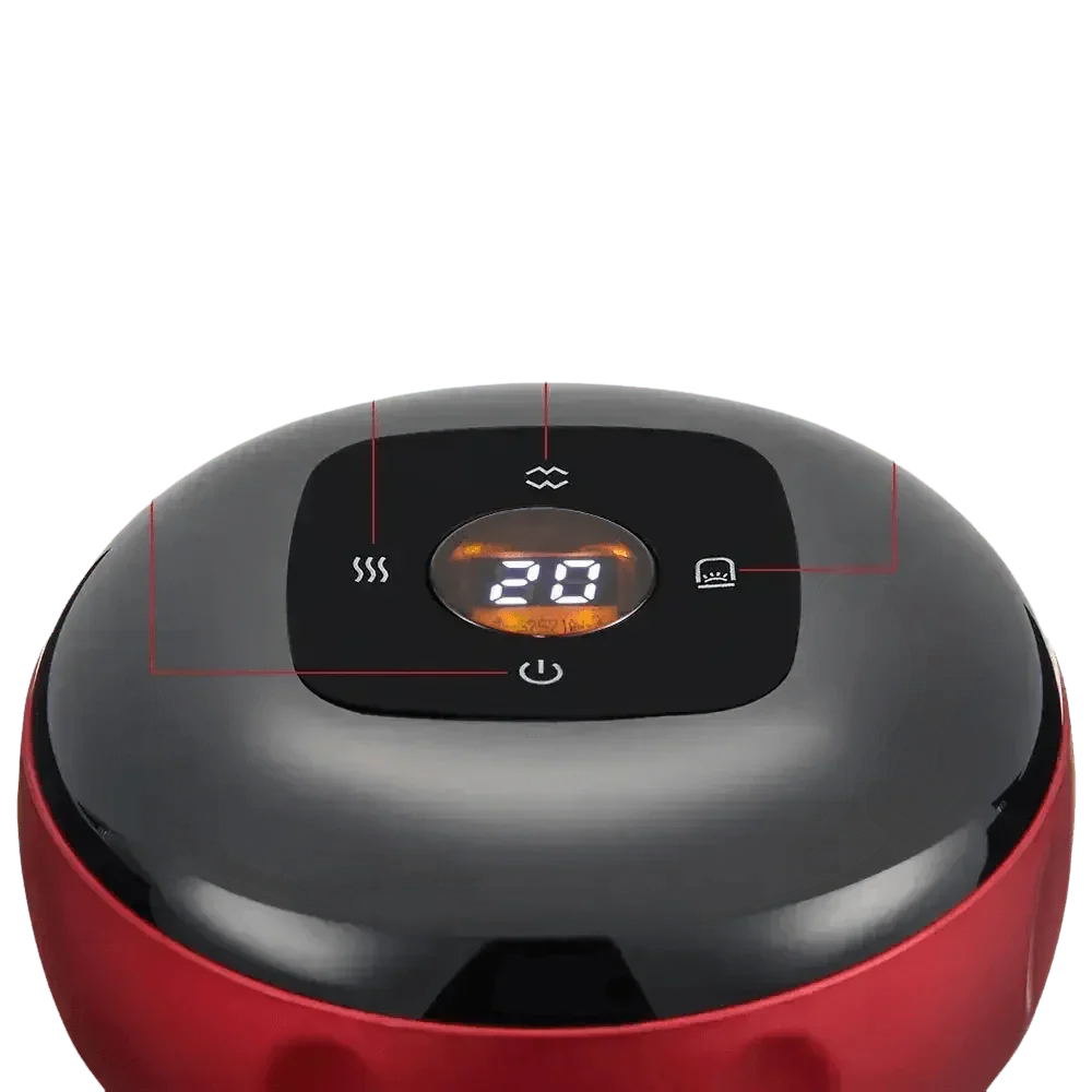Electric Vacuum Cupping Massager Red Light Heating - GiFTiFY