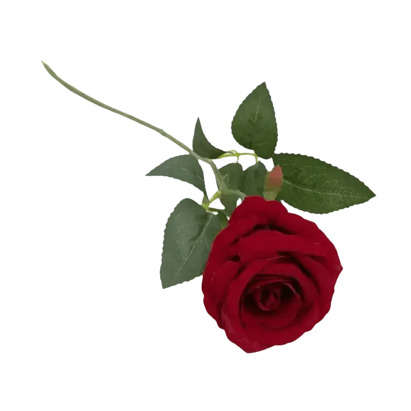 Red Roses in Vase Beautiful Silk Artificial Rose Flowers - GiFTiFY