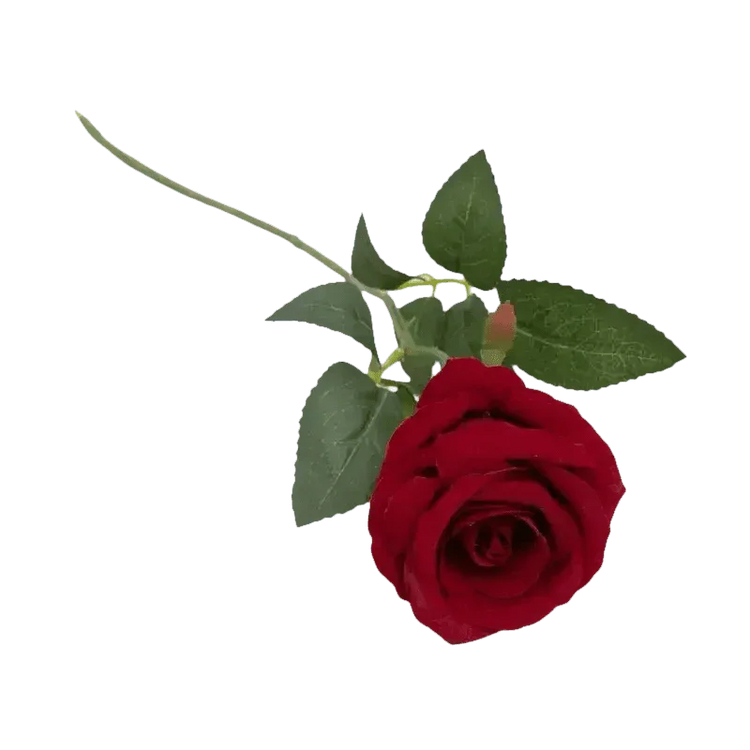 Red Roses in Vase Beautiful Silk Artificial Rose Flowers - GiFTiFY