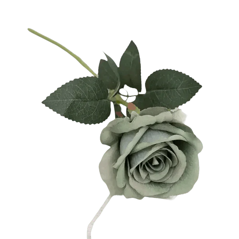 Red Roses in Vase Beautiful Silk Artificial Rose Flowers - GiFTiFY