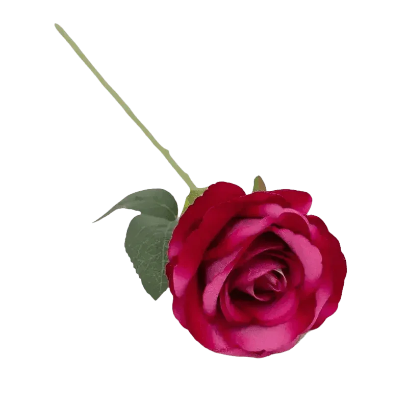 Red Roses in Vase Beautiful Silk Artificial Rose Flowers - GiFTiFY