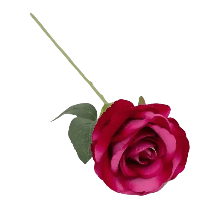 Red Roses in Vase Beautiful Silk Artificial Rose Flowers - GiFTiFY