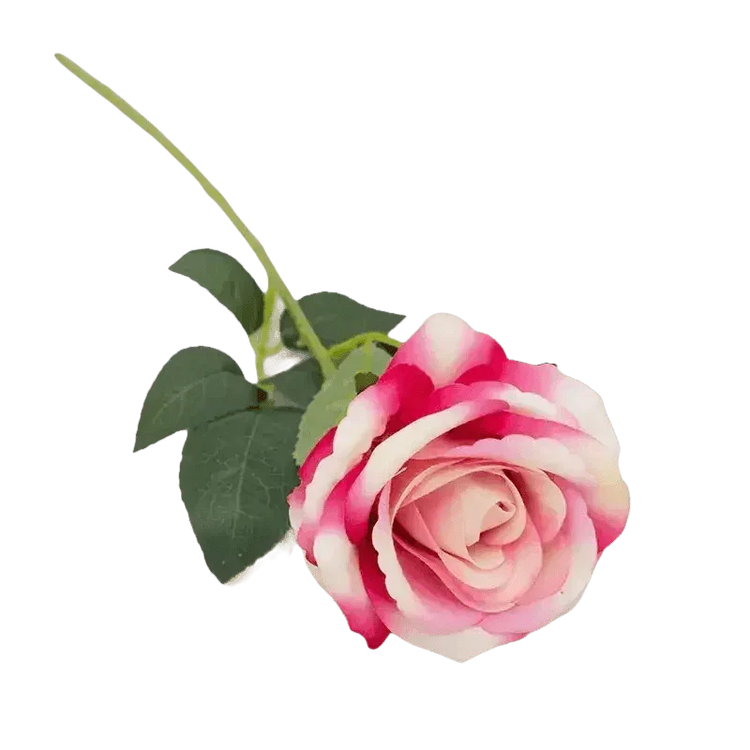 Red Roses in Vase Beautiful Silk Artificial Rose Flowers - GiFTiFY