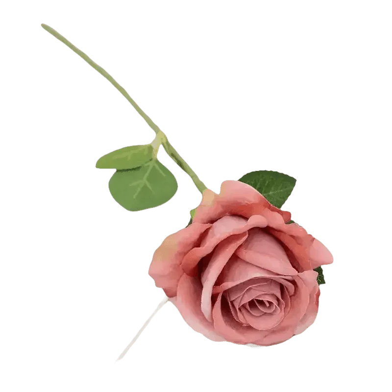 Red Roses in Vase Beautiful Silk Artificial Rose Flowers - GiFTiFY