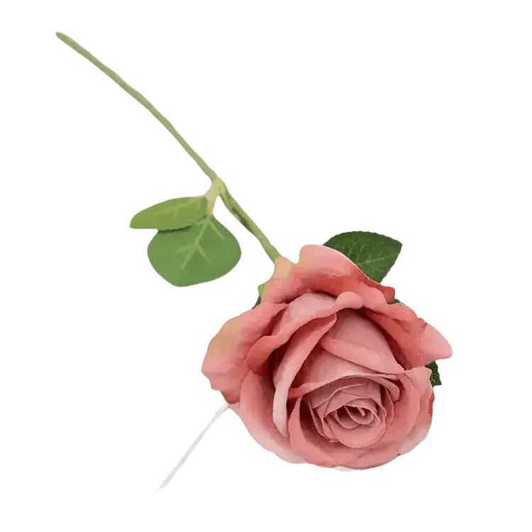 Red Roses in Vase Beautiful Silk Artificial Rose Flowers - GiFTiFY