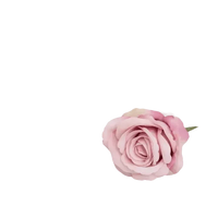 Red Roses in Vase Beautiful Silk Artificial Rose Flowers