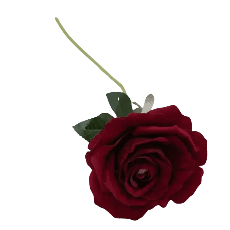 Red Roses in Vase Beautiful Silk Artificial Rose Flowers - GiFTiFY