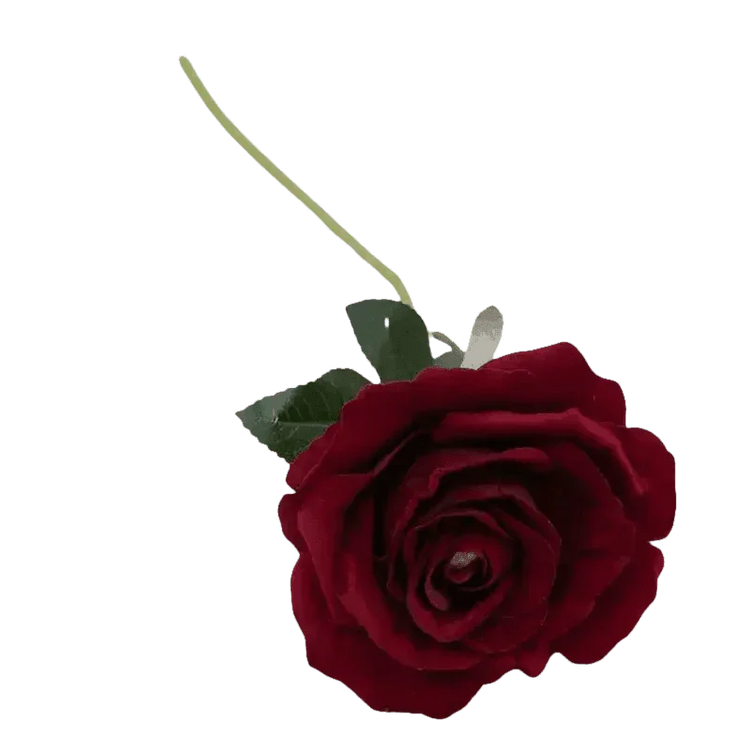 Red Roses in Vase Beautiful Silk Artificial Rose Flowers - GiFTiFY