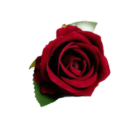 Red Roses in Vase Beautiful Silk Artificial Rose Flowers - GiFTiFY