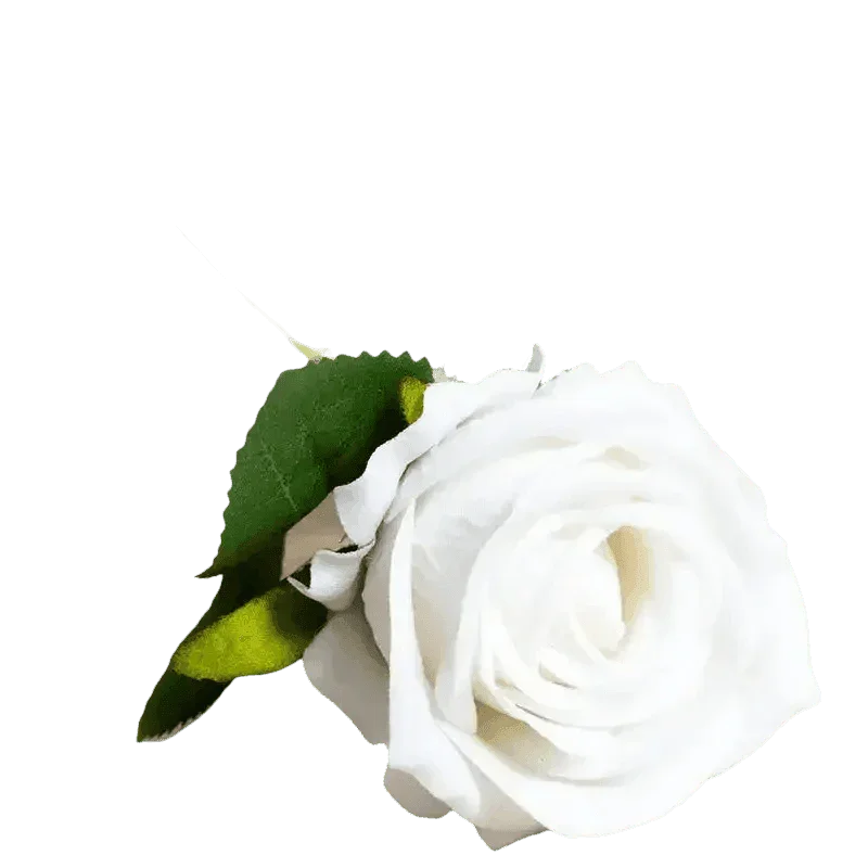 Red Roses in Vase Beautiful Silk Artificial Rose Flowers - GiFTiFY