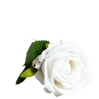 Red Roses in Vase Beautiful Silk Artificial Rose Flowers
