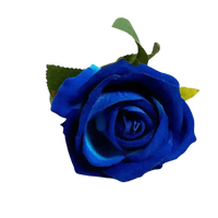 Red Roses in Vase Beautiful Silk Artificial Rose Flowers