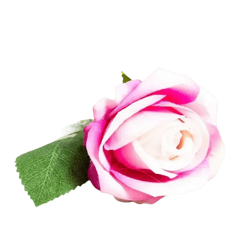 Red Roses in Vase Beautiful Silk Artificial Rose Flowers - GiFTiFY