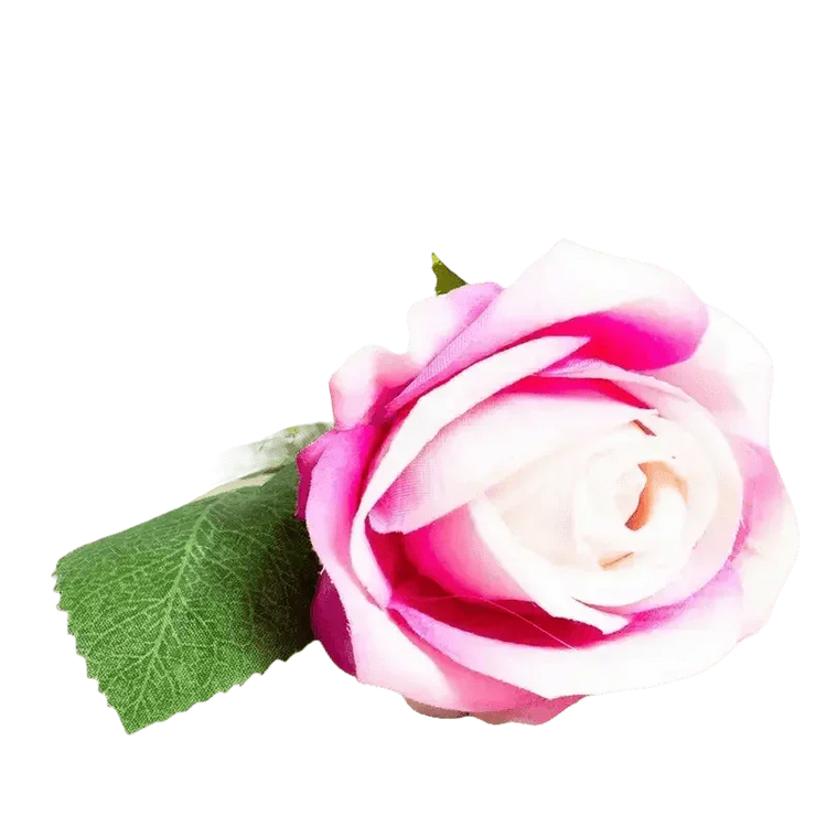 Red Roses in Vase Beautiful Silk Artificial Rose Flowers - GiFTiFY