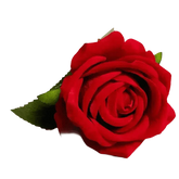 Red Roses in Vase Beautiful Silk Artificial Rose Flowers - GiFTiFY