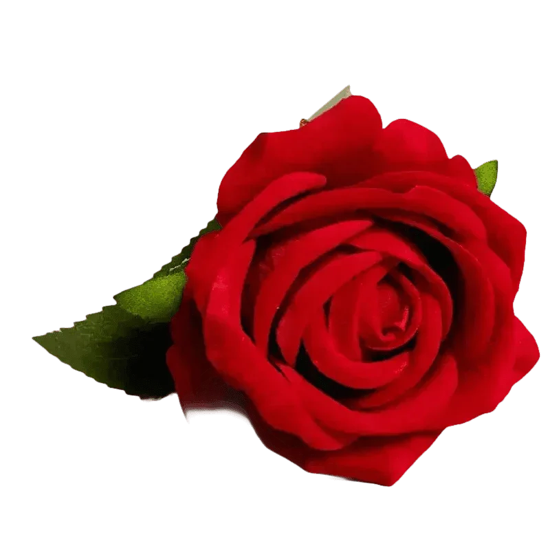 Red Roses in Vase Beautiful Silk Artificial Rose Flowers Roses by Kahaul Official Store