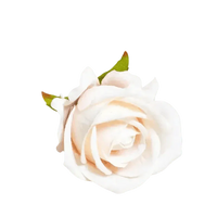 Red Roses in Vase Beautiful Silk Artificial Rose Flowers