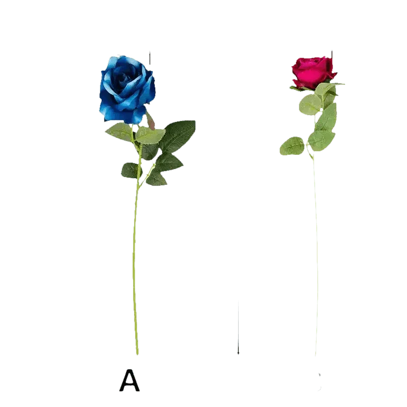 Red Roses in Vase Beautiful Silk Artificial Rose Flowers - GiFTiFY