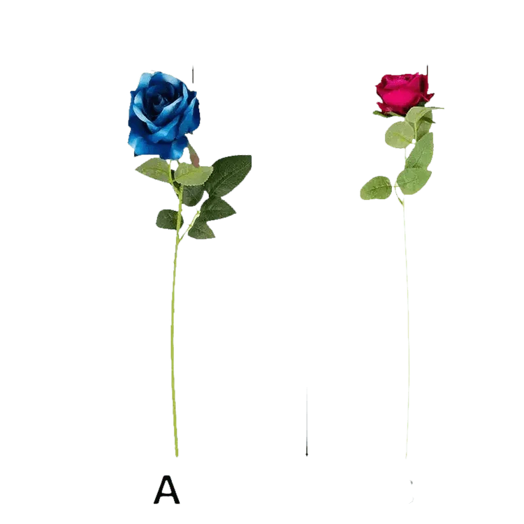 Red Roses in Vase Beautiful Silk Artificial Rose Flowers - GiFTiFY