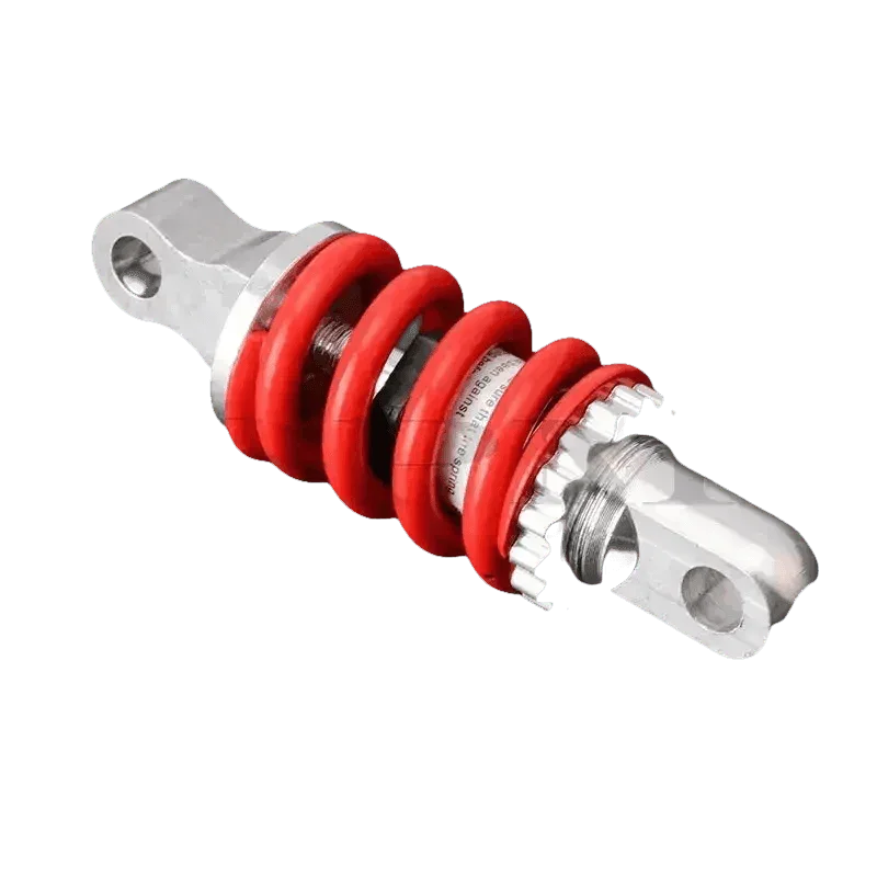 Red Silver Motorcycle Shock Absorber Rear Suspension Shocks by SPZ RACING 2nd Official Store