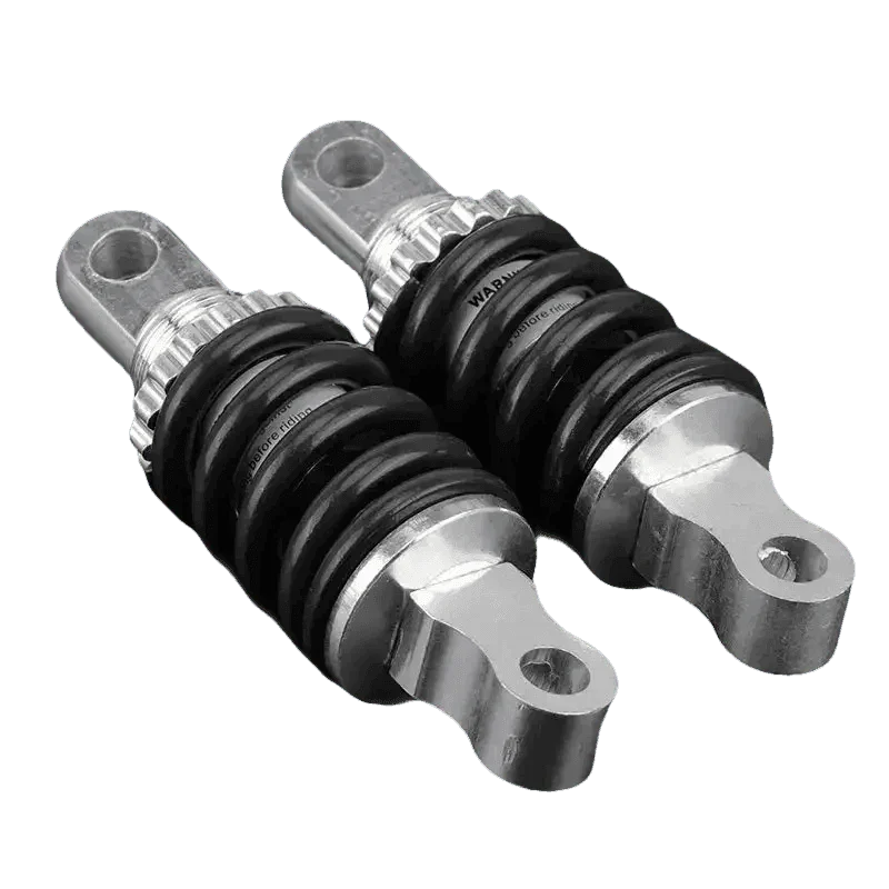 Red Silver Motorcycle Shock Absorber Rear Suspension Shocks by SPZ RACING 2nd Official Store