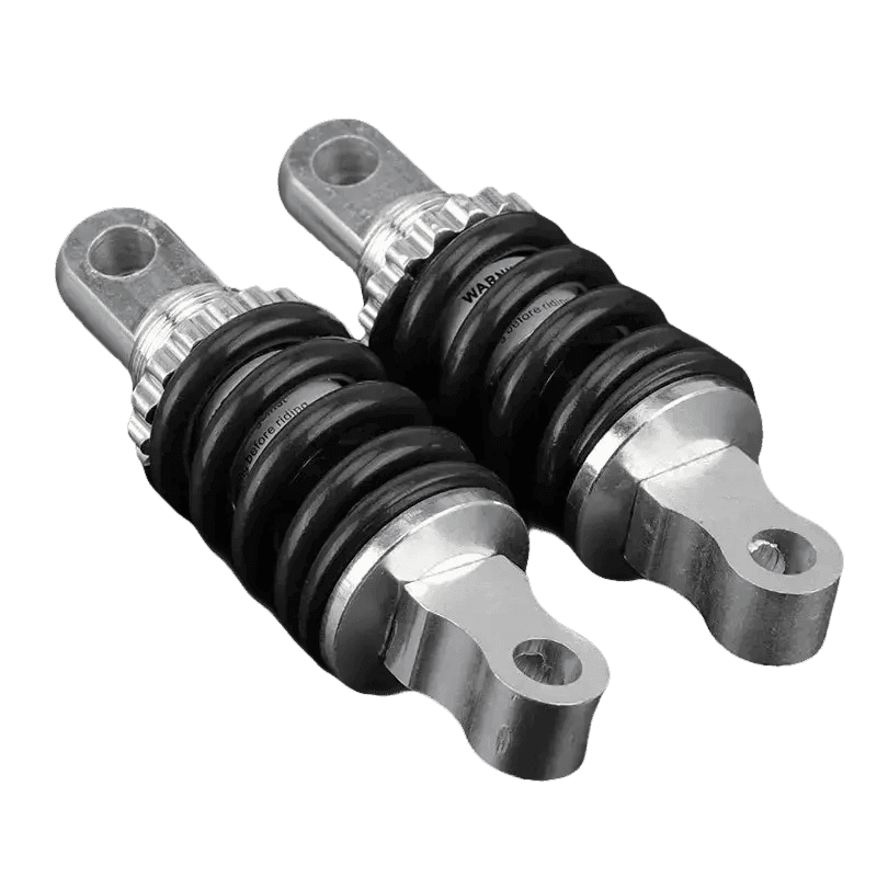 Red Silver Motorcycle Shock Absorber Rear Suspension - GiFTiFY