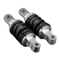 Red Silver Motorcycle Shock Absorber Rear Suspension