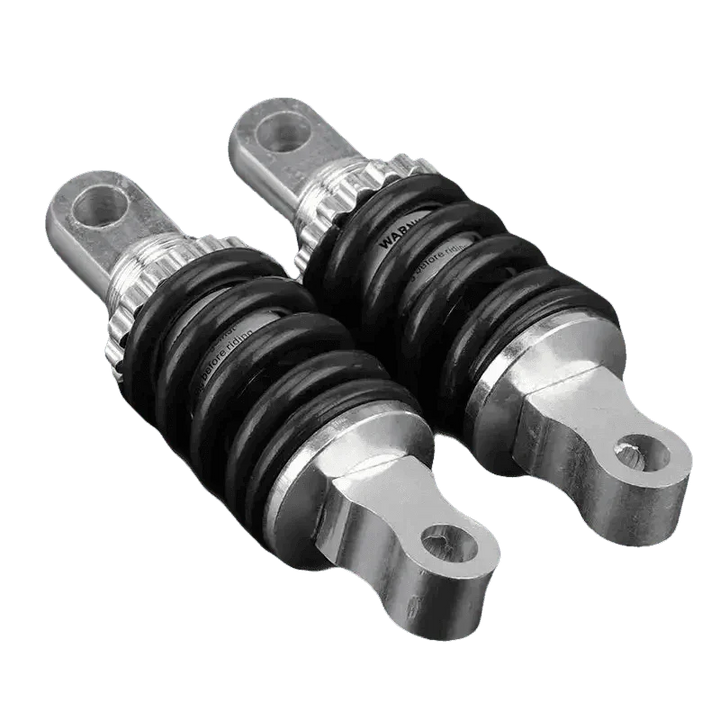 Red Silver Motorcycle Shock Absorber Rear Suspension - GiFTiFY