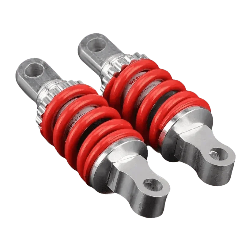 Red Silver Motorcycle Shock Absorber Rear Suspension Shocks by SPZ RACING 2nd Official Store