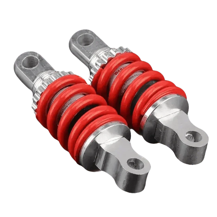 Red Silver Motorcycle Shock Absorber Rear Suspension - GiFTiFY