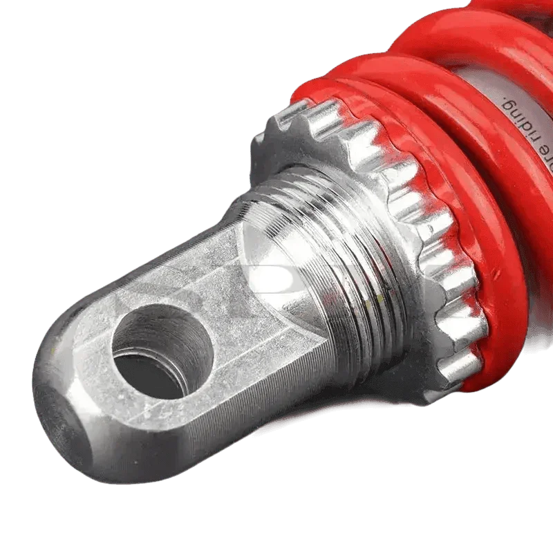 Red Silver Motorcycle Shock Absorber Rear Suspension Shocks by SPZ RACING 2nd Official Store