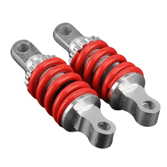 Red Silver Motorcycle Shock Absorber Rear Suspension - GiFTiFY