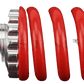 Red Silver Motorcycle Shock Absorber Rear Suspension - GiFTiFY