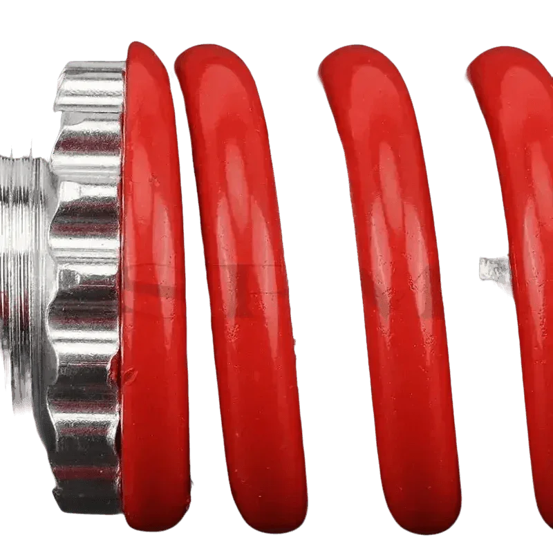 Red Silver Motorcycle Shock Absorber Rear Suspension Shocks by SPZ RACING 2nd Official Store