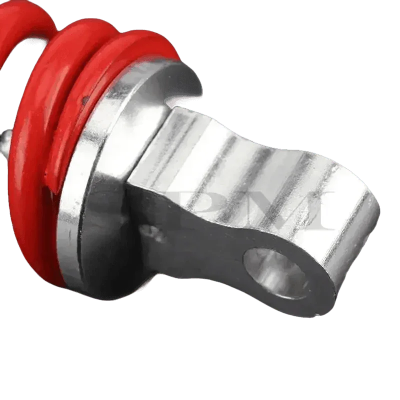 Red Silver Motorcycle Shock Absorber Rear Suspension Shocks by SPZ RACING 2nd Official Store