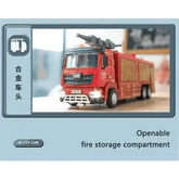 Red Toy Fire Truck with Sprayable Water Tank - GiFTiFY