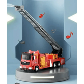 Red Toy Fire Truck with Sprayable Water Tank - GiFTiFY