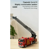 Red Toy Fire Truck with Sprayable Water Tank - GiFTiFY