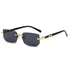 Rimless Sunglasses Rectangle Fashion Popular Women Men Shades Small Square Sun Glasses For Female Male Summer Traveling Oculus - GiFTiFY
