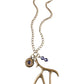 Antler & Head stamp Necklace Sarahs Jewelry Designs