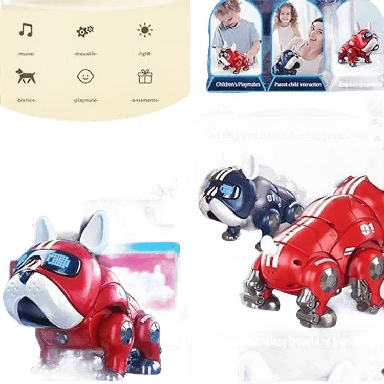 Robotic Bulldog Toys Intelligent Mechanical Dogs - GiFTiFY
