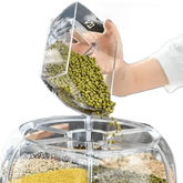Rotating Rice Dispenser Sealed Dry Cereal - GiFTiFY