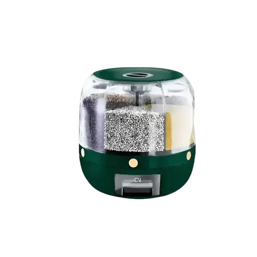 Rotating Rice Dispenser Sealed Dry Cereal - GiFiFY