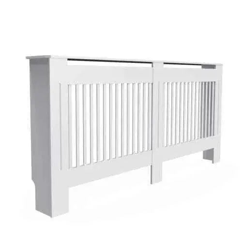 Stylish White Radiator Cover with Storage Shelf - GiFTiFY