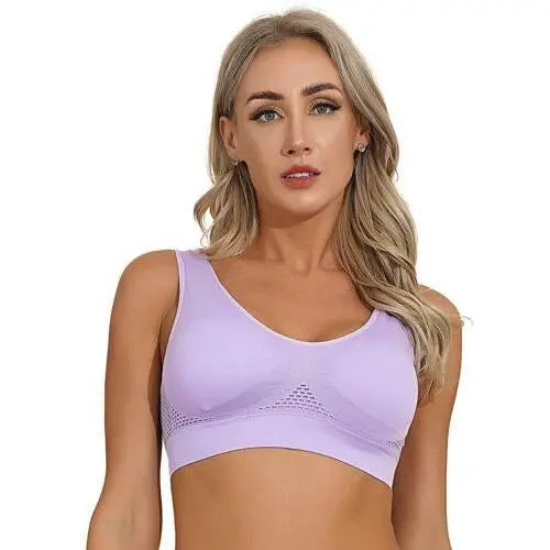 US Women's Sexy Sports Bras Workout Running Yoga Tank Tops Active workout Bra Sports Bras by Zopi