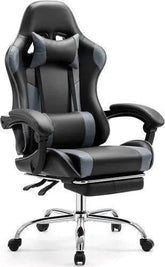 Ergonomic PU Leather Gaming Chair - Adjustable & Stylish - GiFTiFY